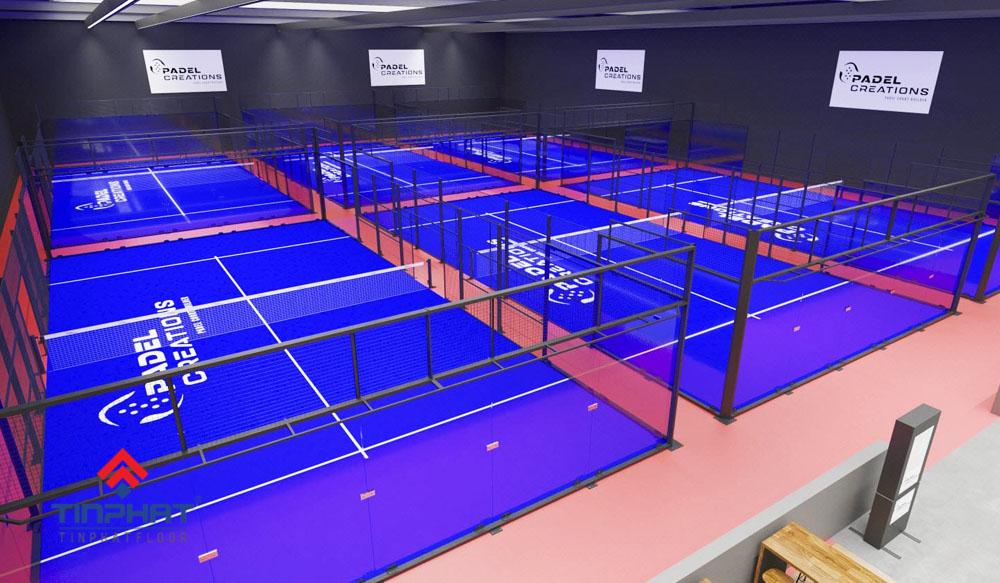 Thi cong san padel 7
